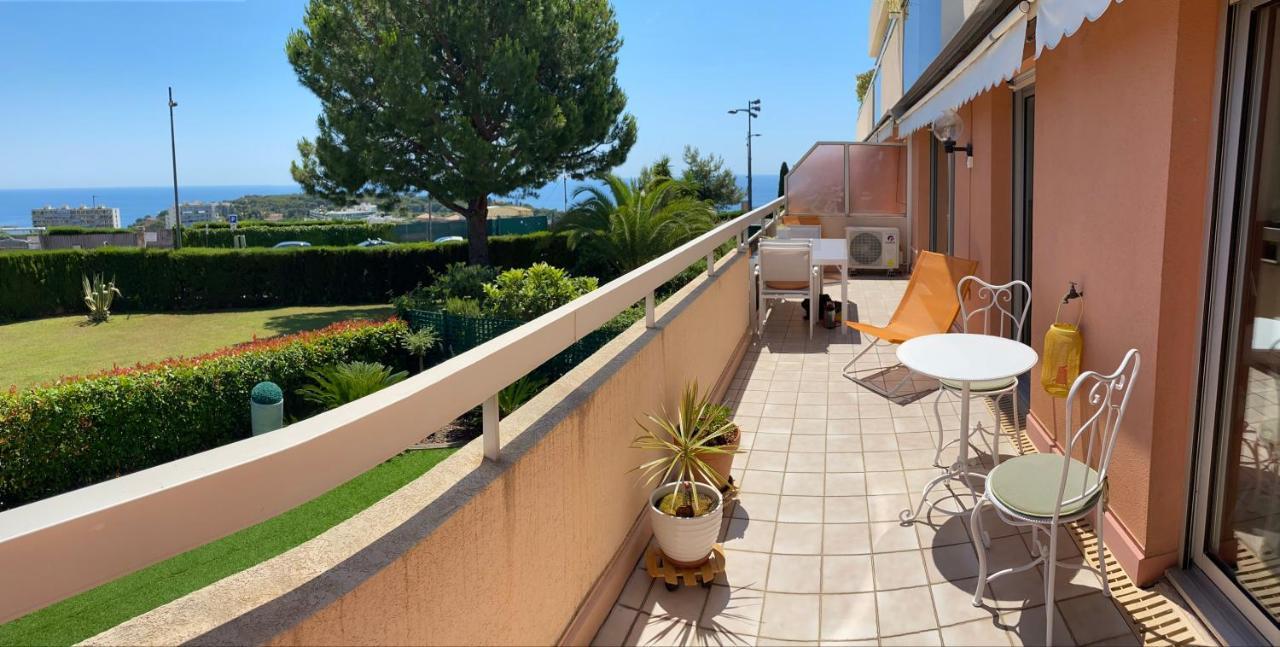 Superbe 2P Vue Mer, Ensoleille, Piscine โรกบรูน-กัป-มาร์แต็ง ภายนอก รูปภาพ